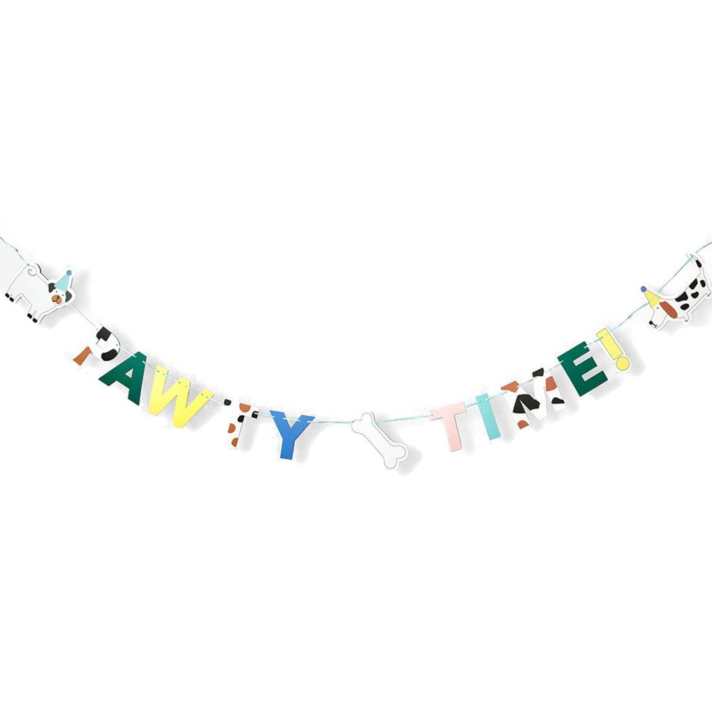 Pawty Time Dog Banner