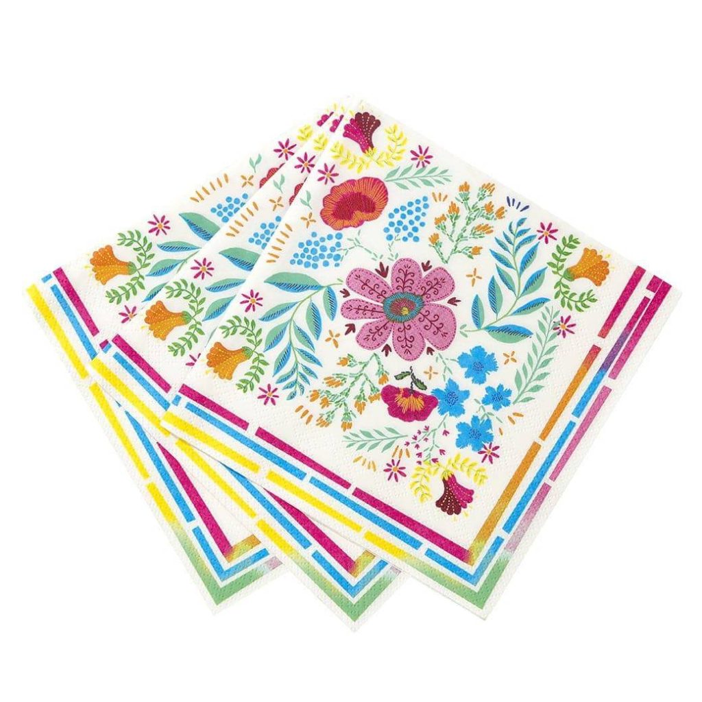 Boho Floral Lunch Napkins 20ct