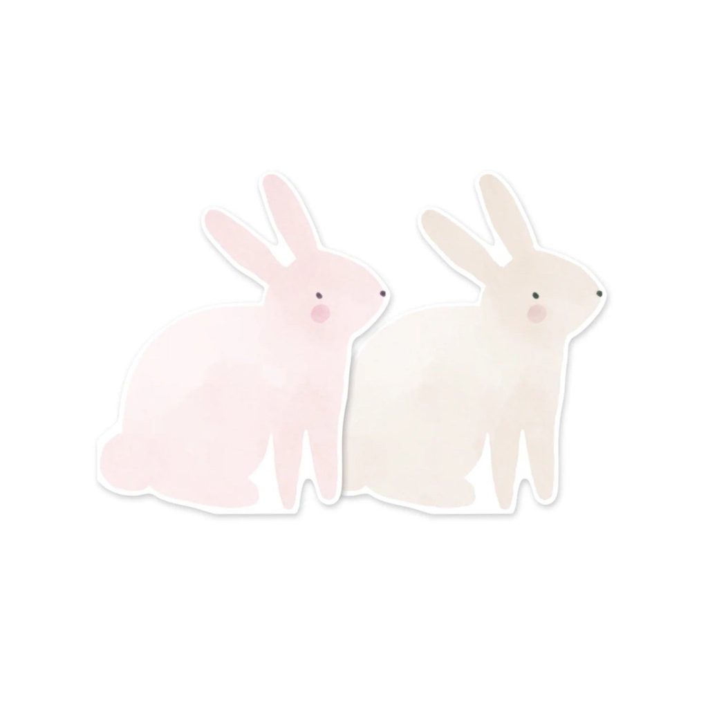 Watercolor Bunny Dessert Napkins 18ct