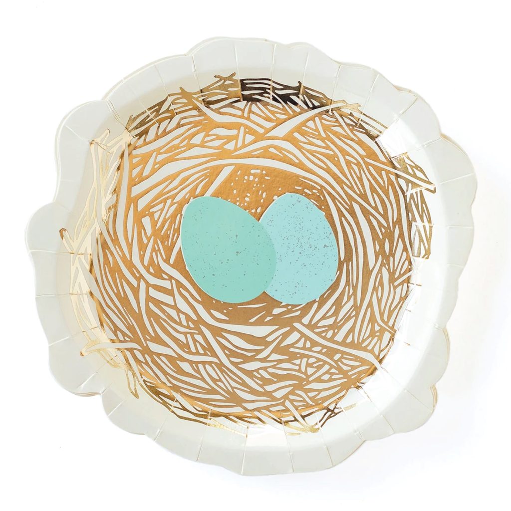 Easter Egg Nest Plates 8ct