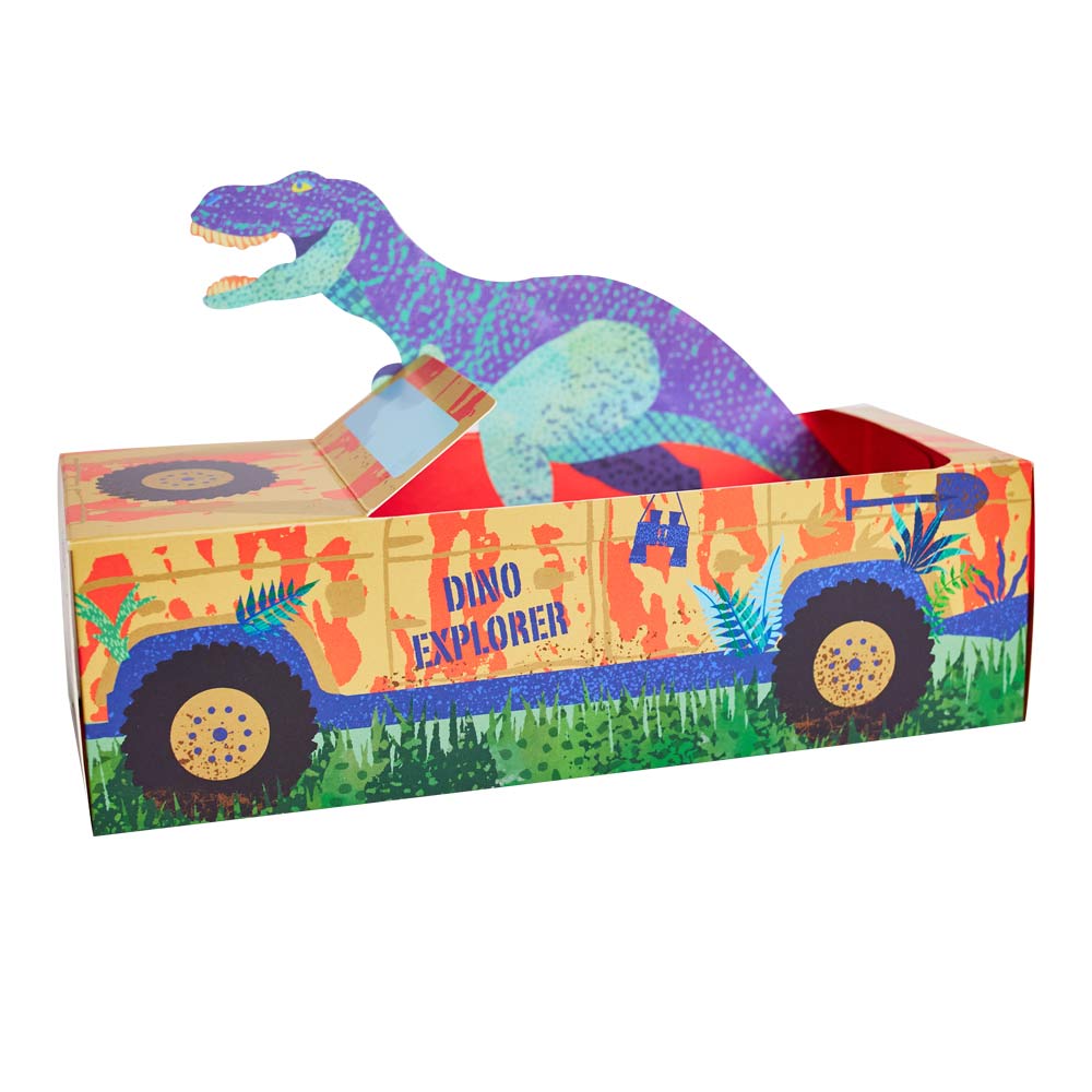 Dinosaur Explorer Paper Food Trays 4ct