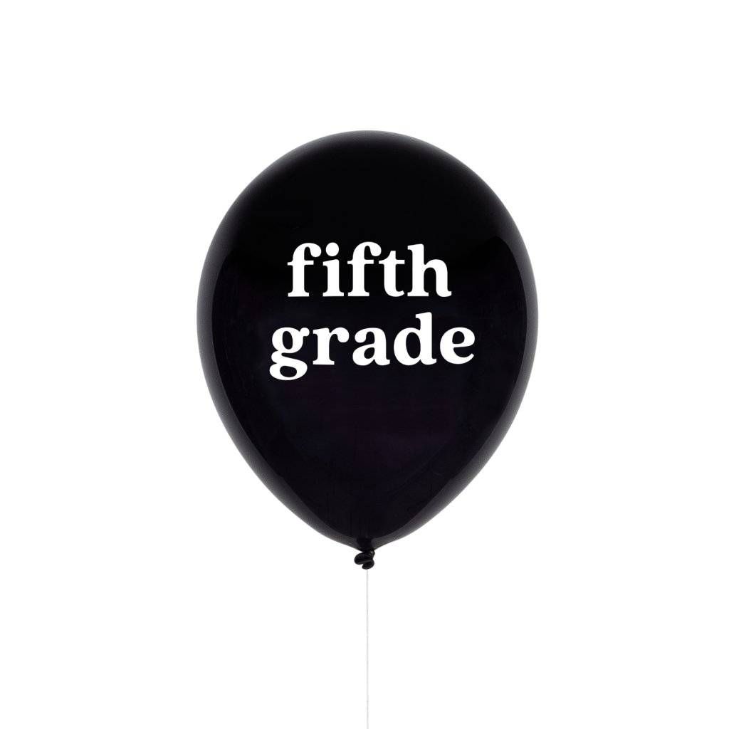 Fifth Grade School Balloon 11in