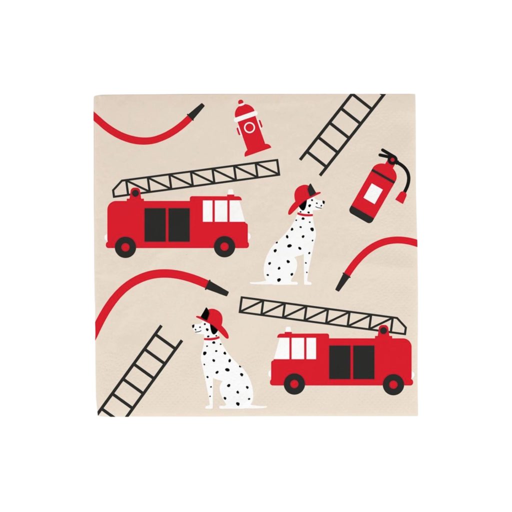 Firefighter Lunch Napkins 20ct