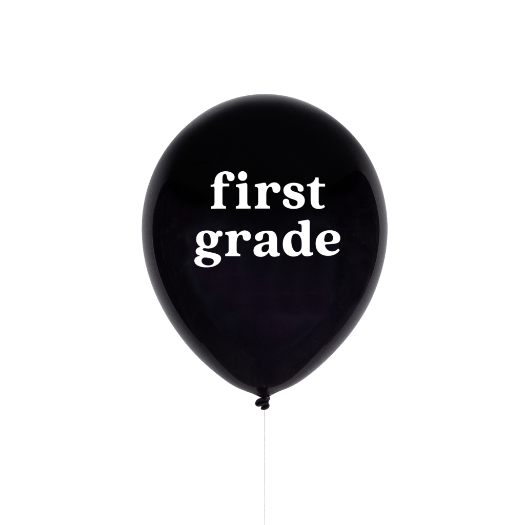 First Grade School Balloon 11in