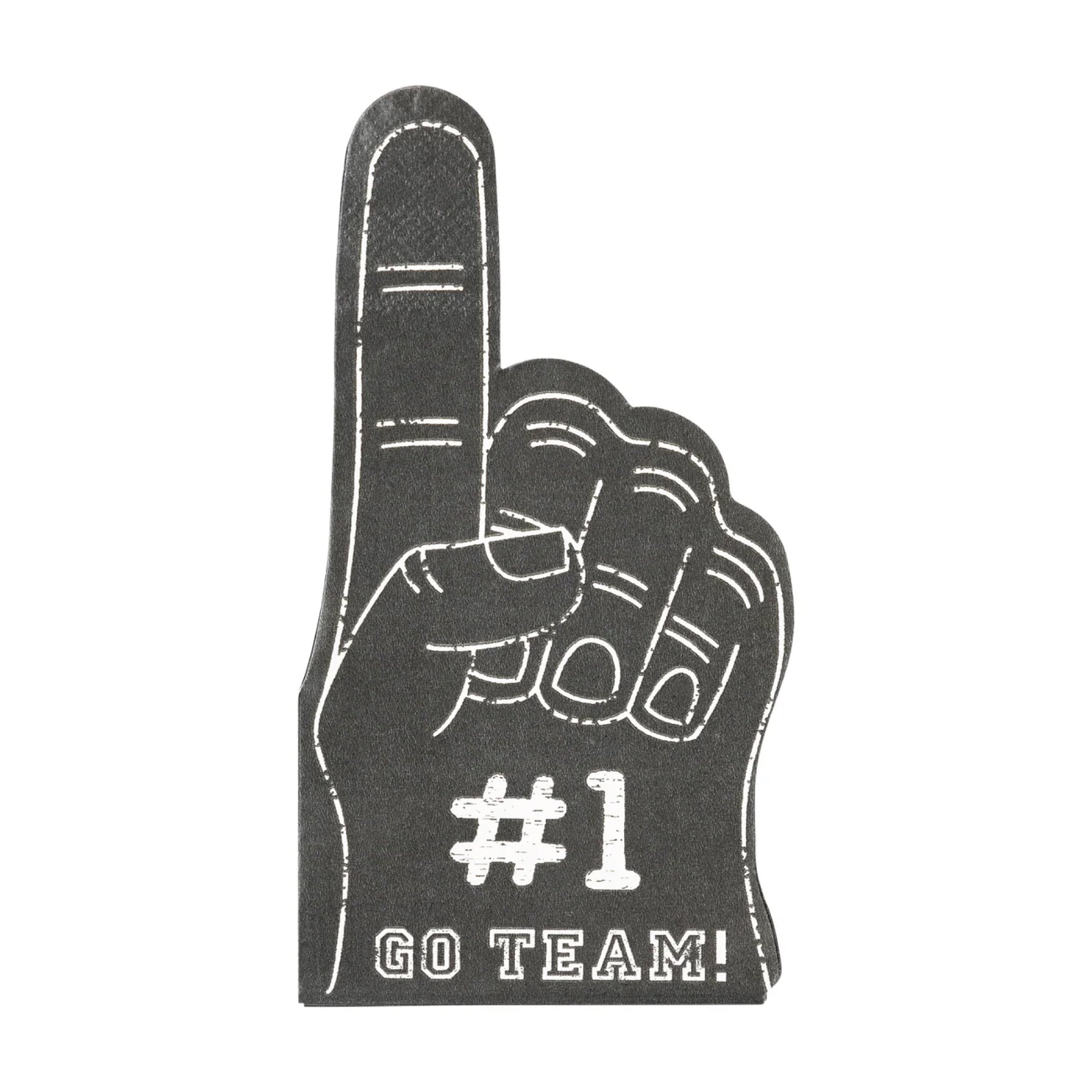 Go Team #1 Foam Finger Lunch Napkins 24ct