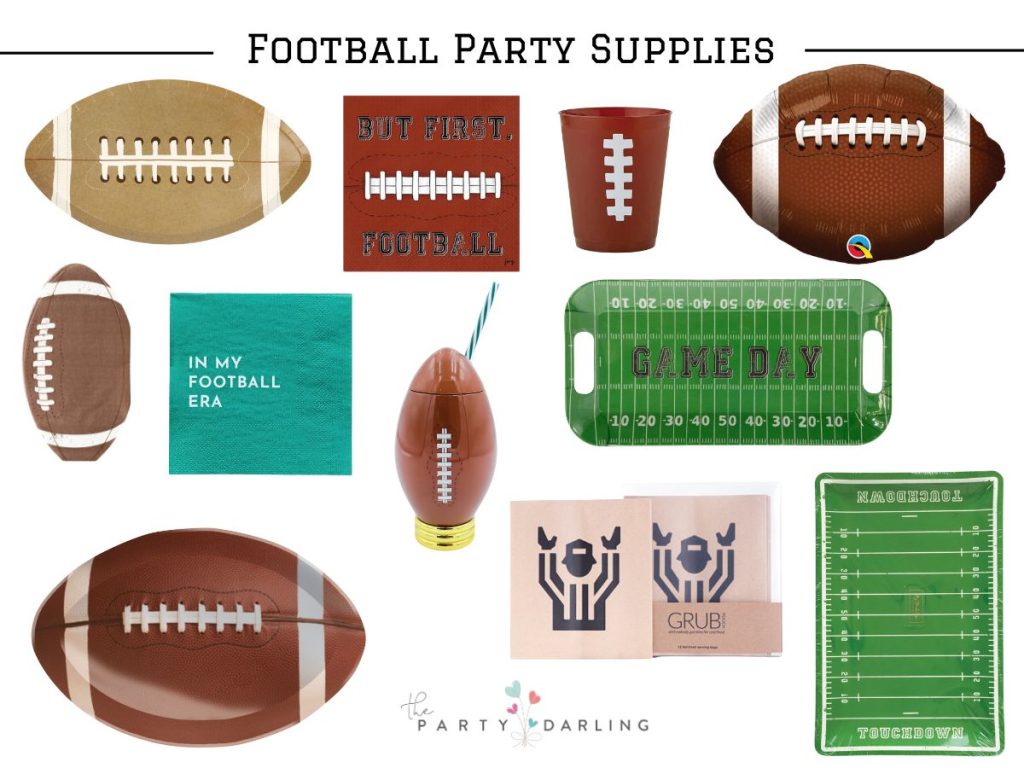 But First, Football Dessert Napkins 20ct