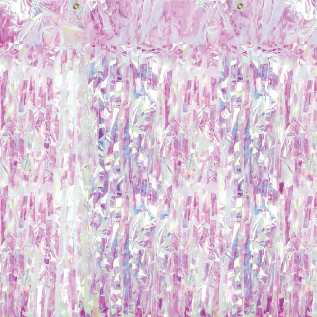 Iridescent Fringe Curtain Backdrop 3ft