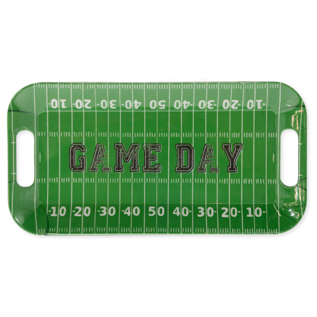 Game Day Football Melamine Serving Tray