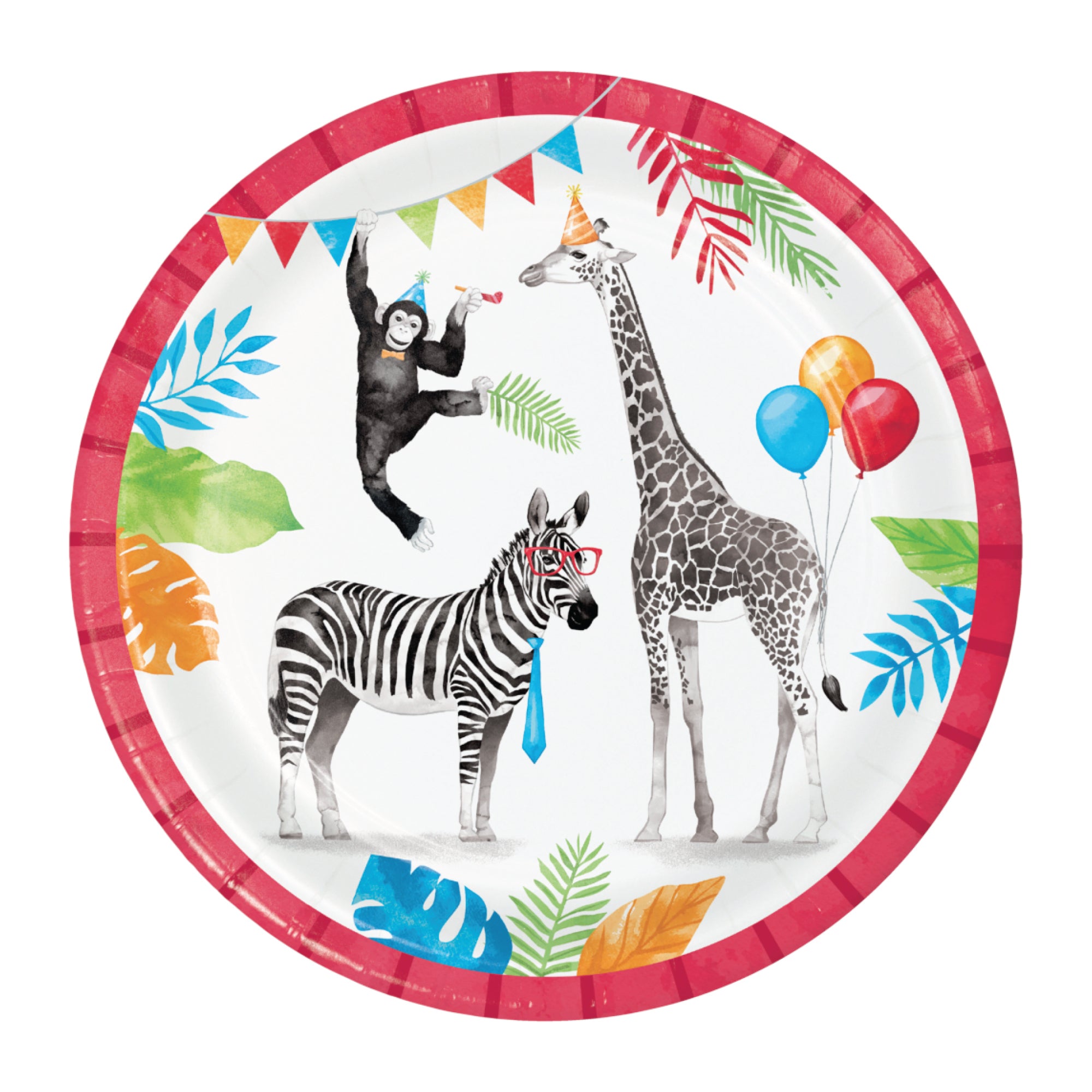 Get Wild Safari Lunch Plates 8ct