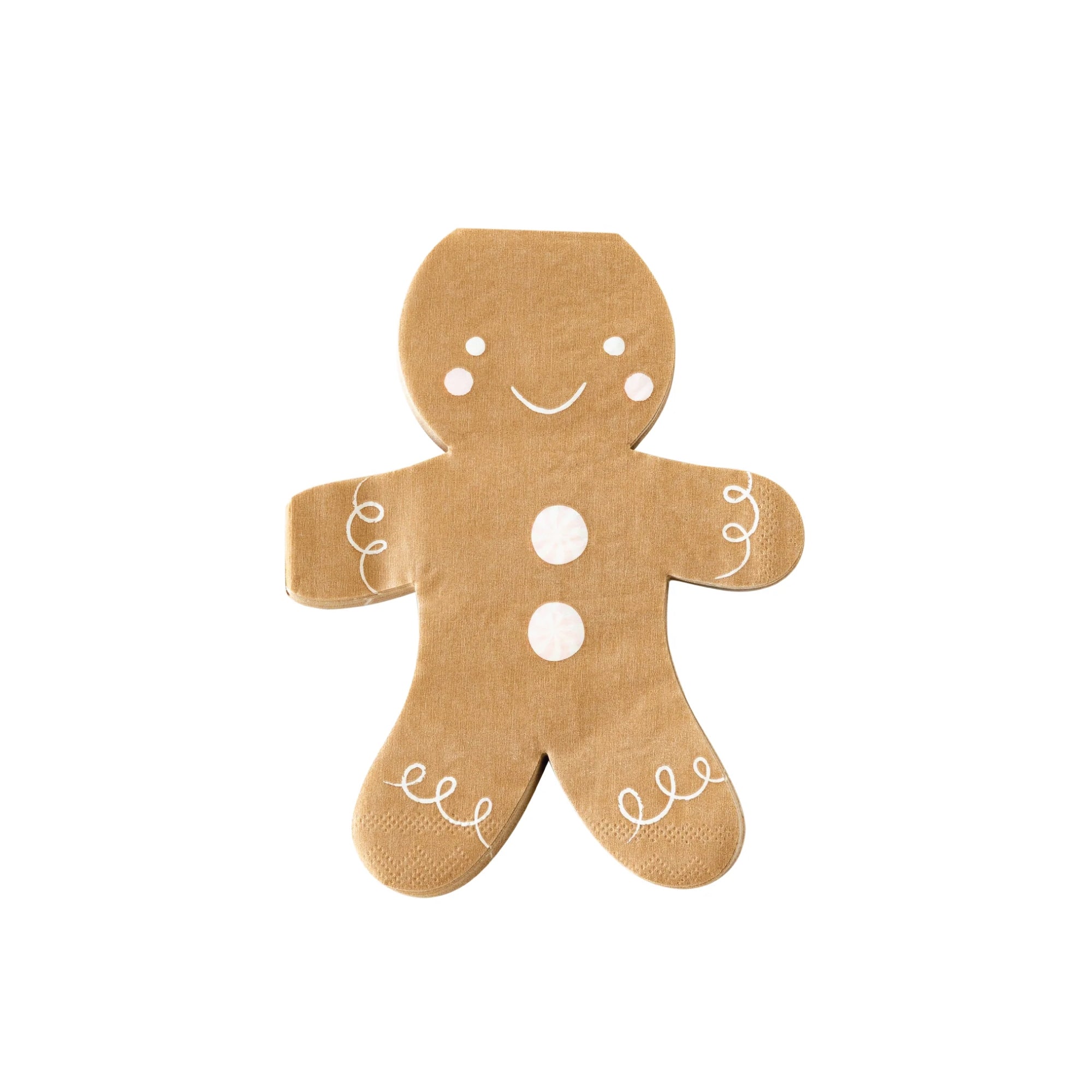 Charming Gingerbread Man Dessert Napkins 24ct