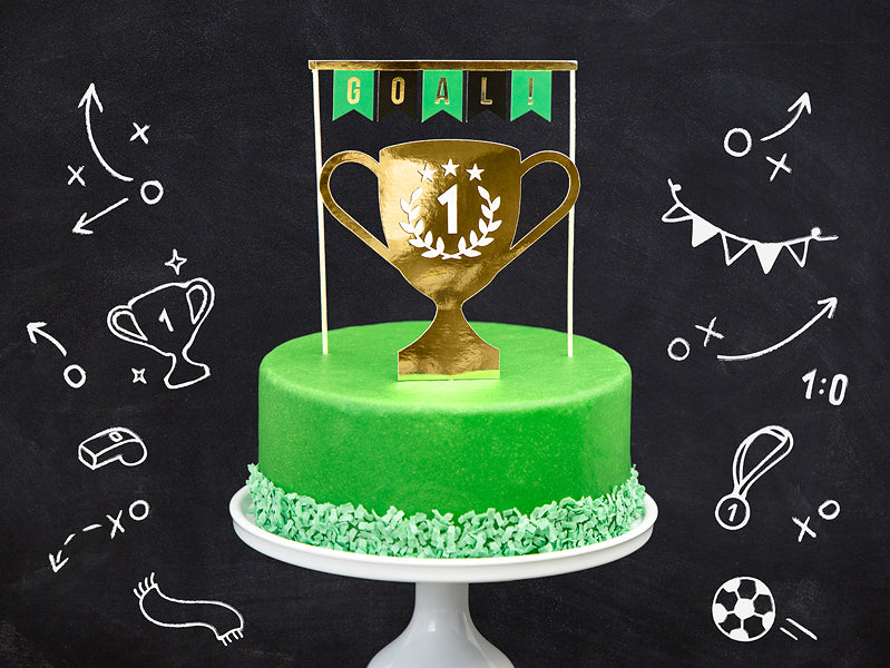 Soccer Party Cake Toppers 2ct