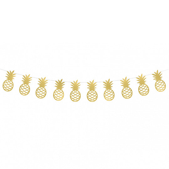 Gold Pineapple Garland 5ft