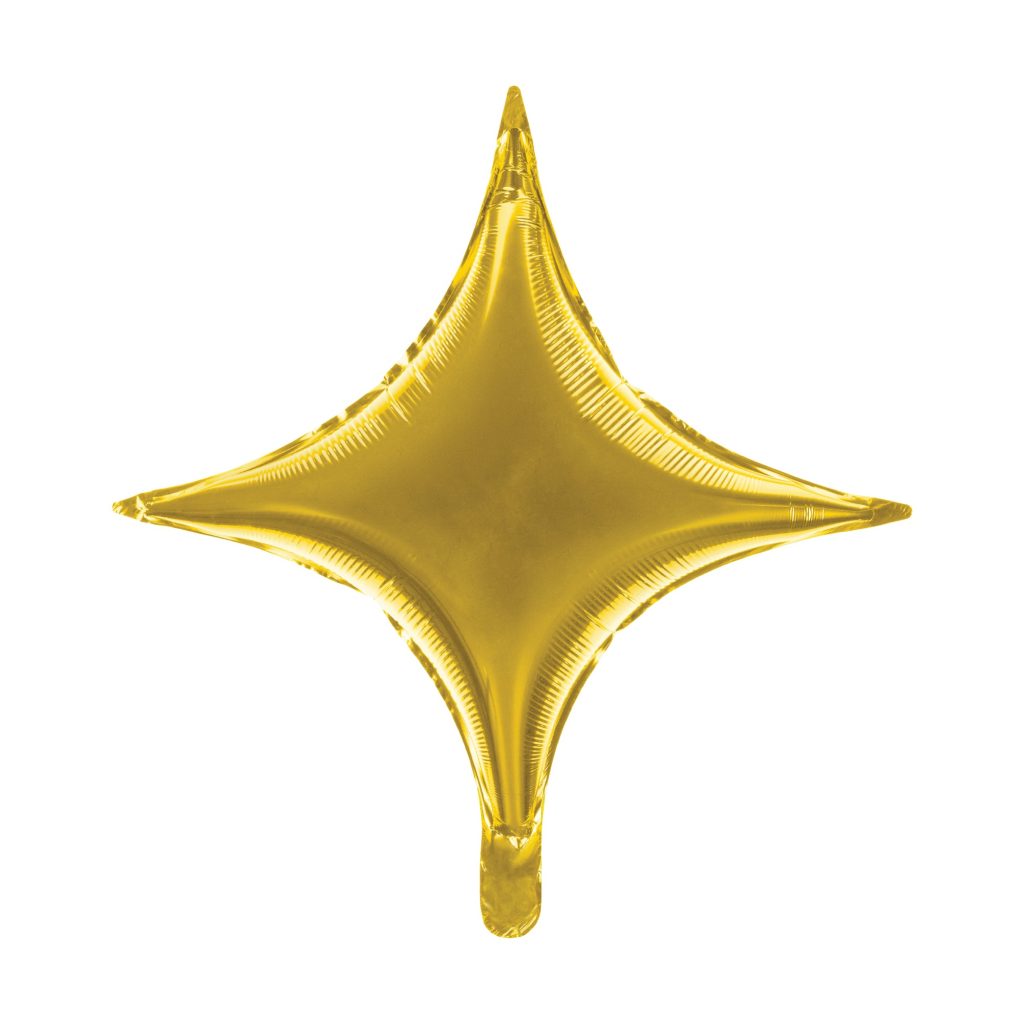 Metallic Gold Starpoint Balloon 16.5in