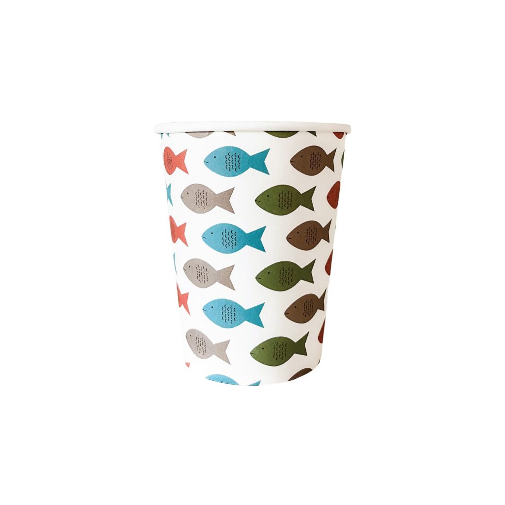 Gone Fishing Paper Cups 8ct