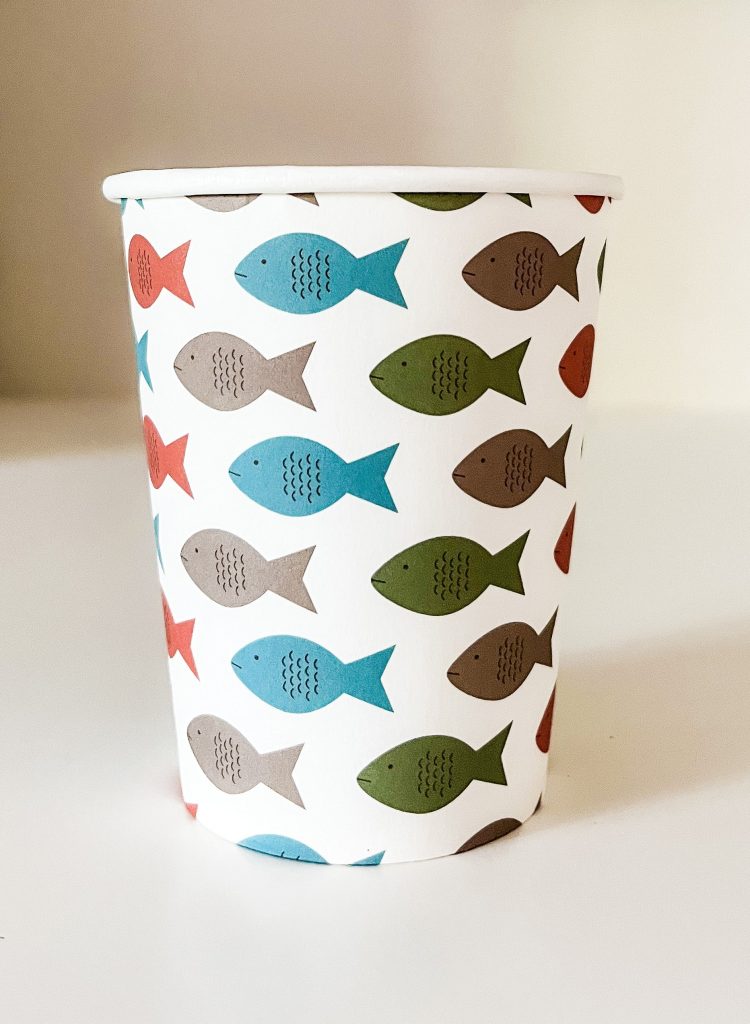 Gone Fishing Paper Cups 8ct