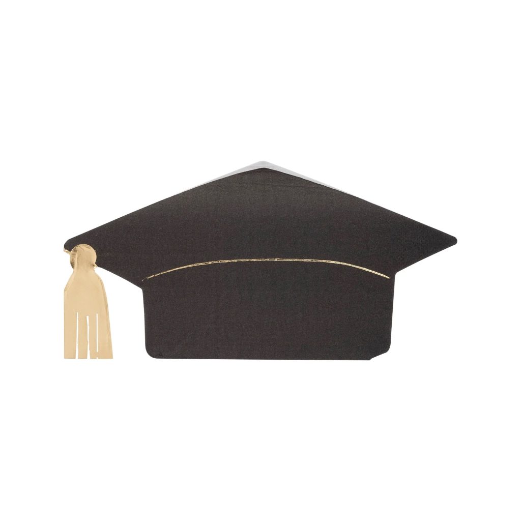 Graduation Cap Lunch Napkins 18ct