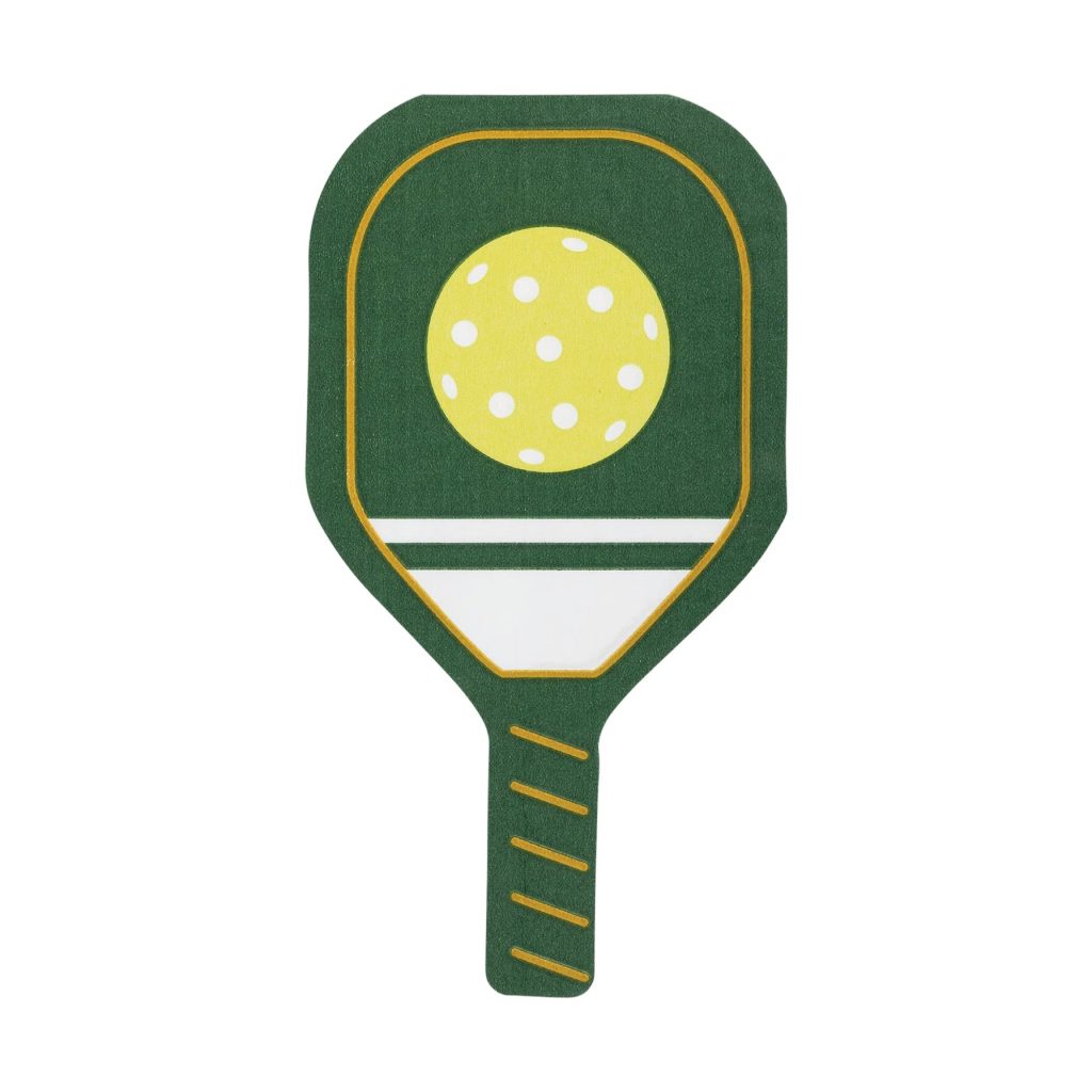 Green Pickleball Paddle Lunch Napkins 18ct