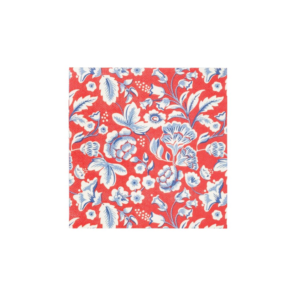 Hamptons Floral Dessert Napkins 24ct