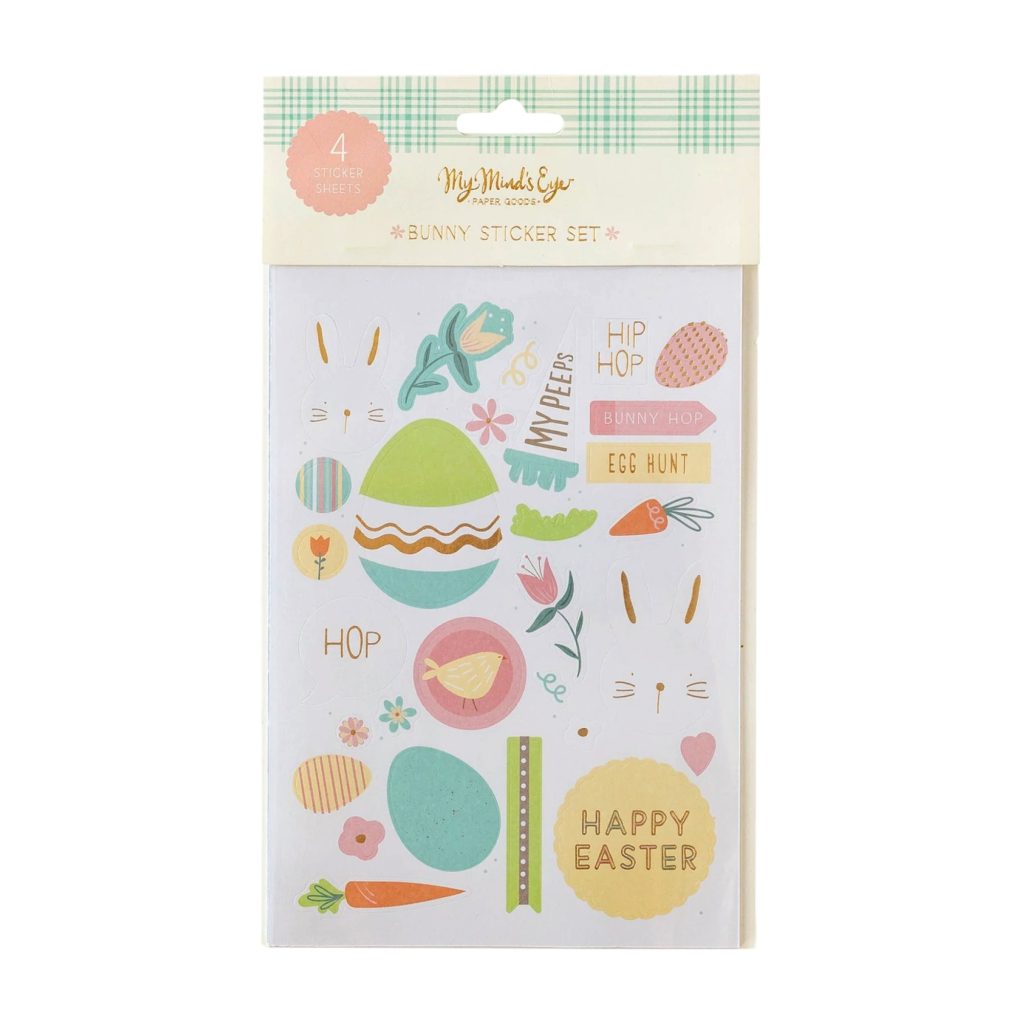 Happy Easter Sticker Sheets 4ct