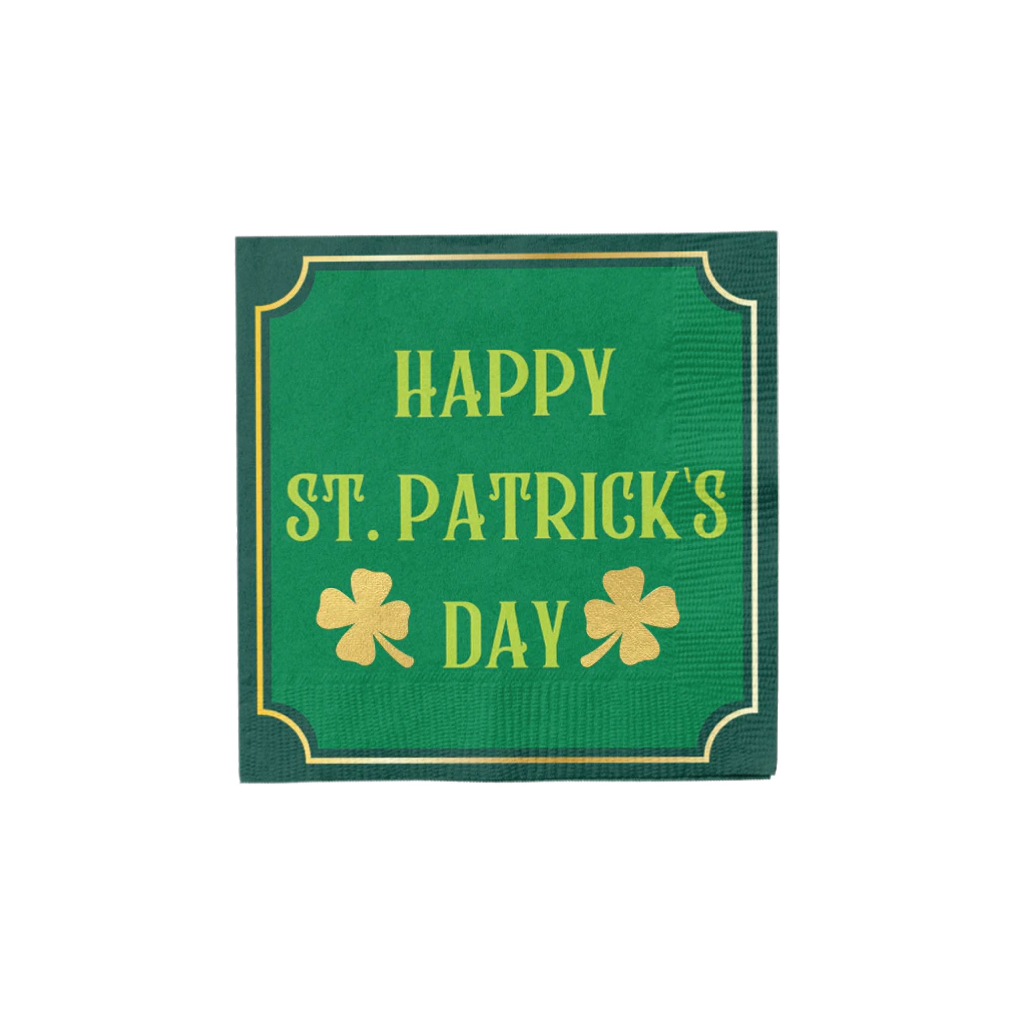 Happy St. Patrick’s Day Dessert Napkins 16ct