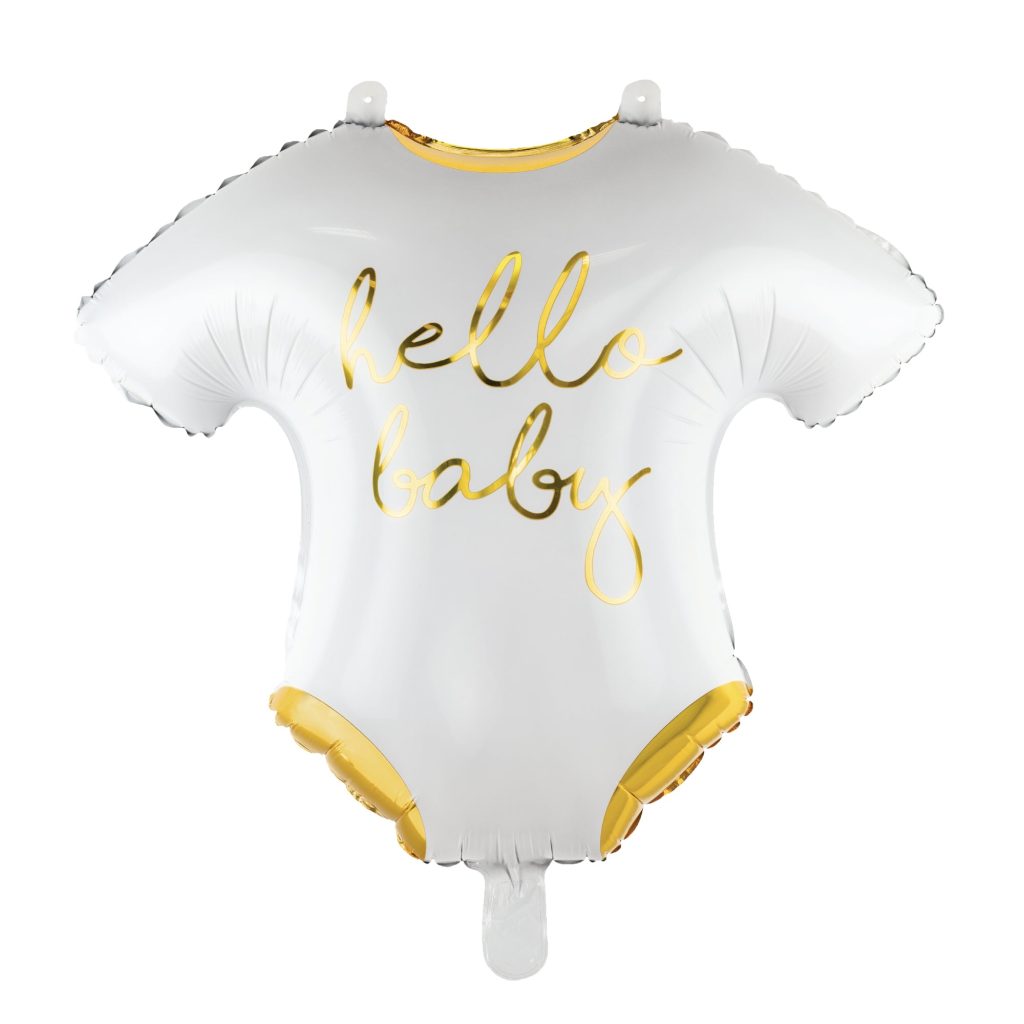 Hello Baby Romper Foil Balloon 20in