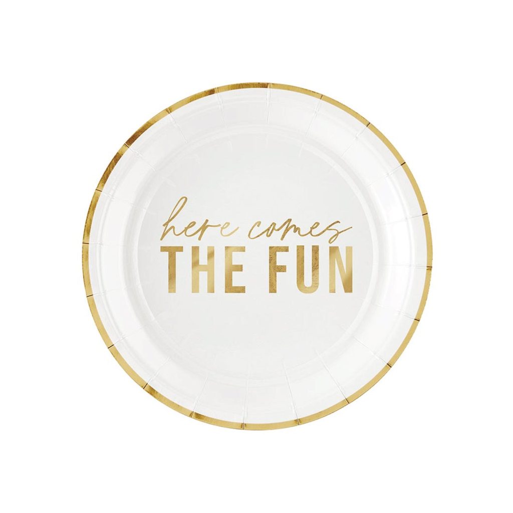 Here Comes The Fun Dessert Plates 8ct