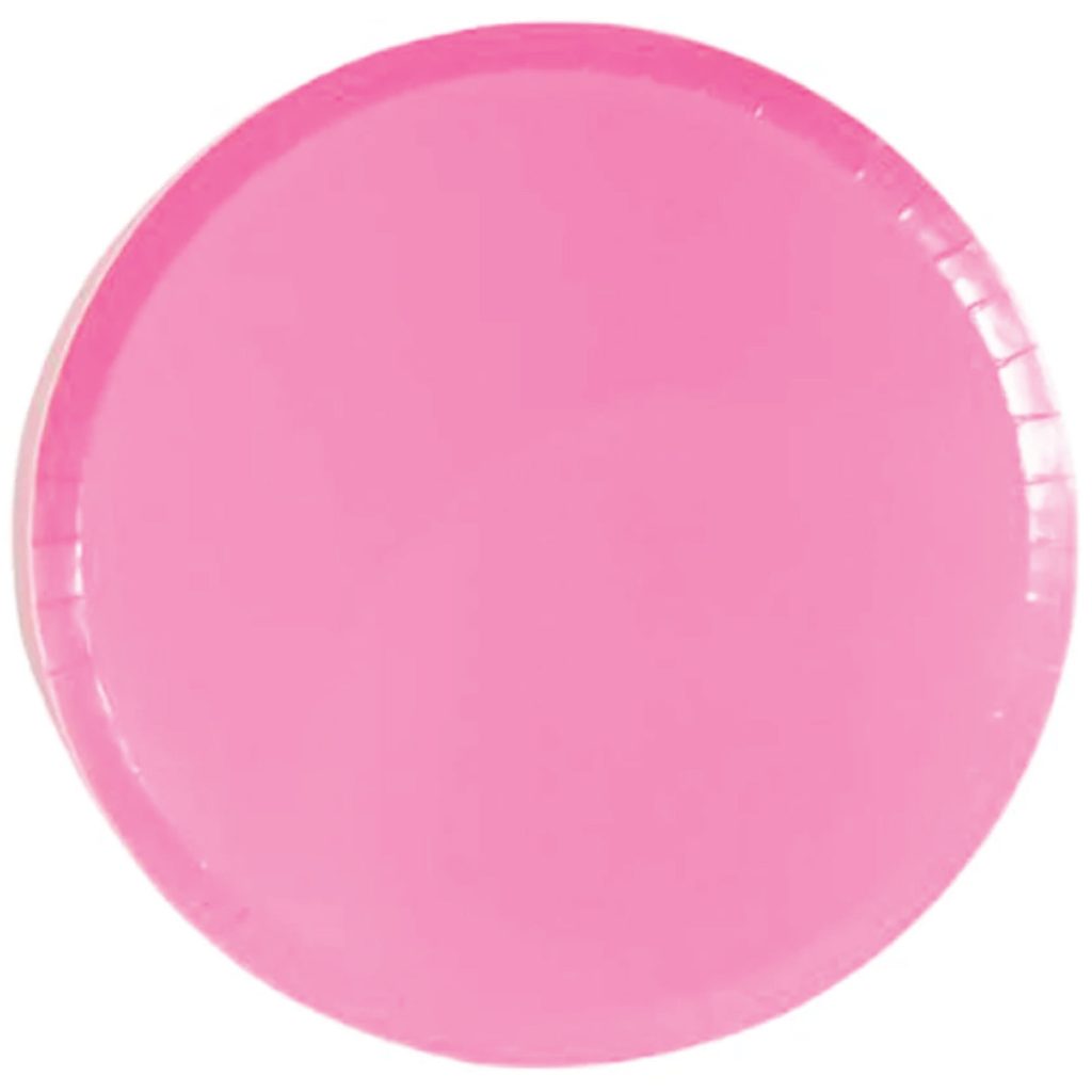 Hot Pink Dinner Plates 8ct