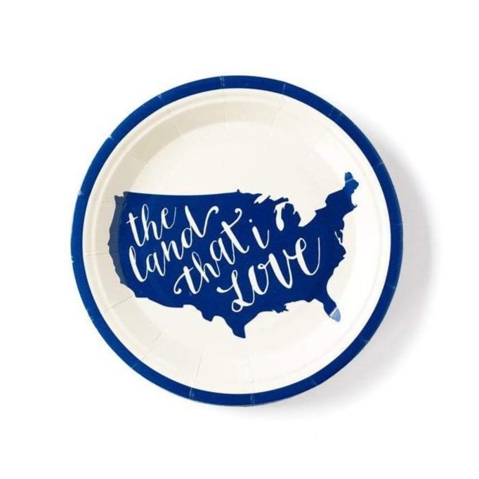 Land That I Love Dessert Plates 8ct