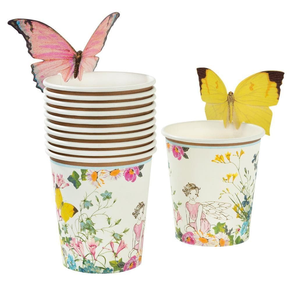 Floral Fairy Butterfly Cups 12ct