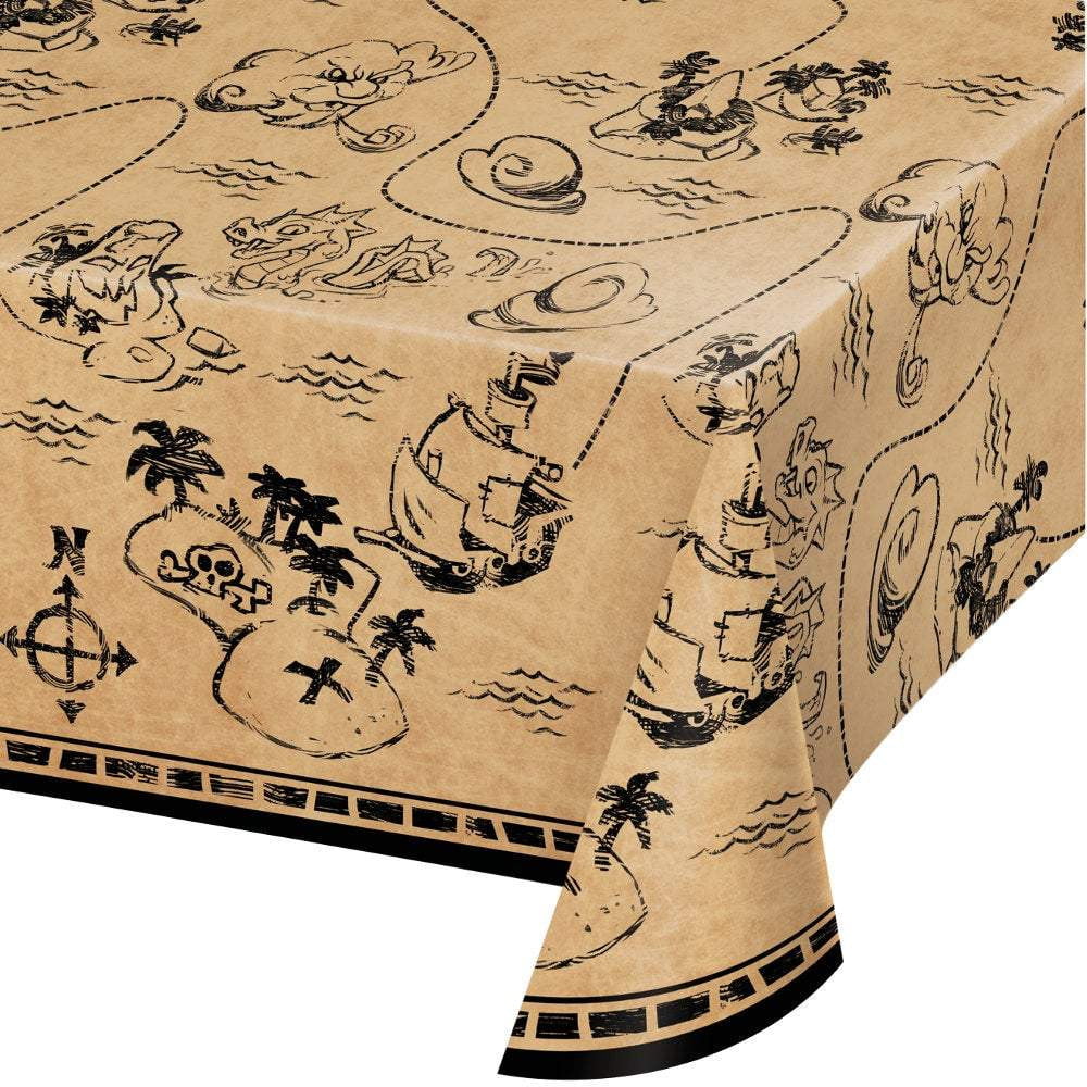 Treasure Island Pirate Plastic Table Cover