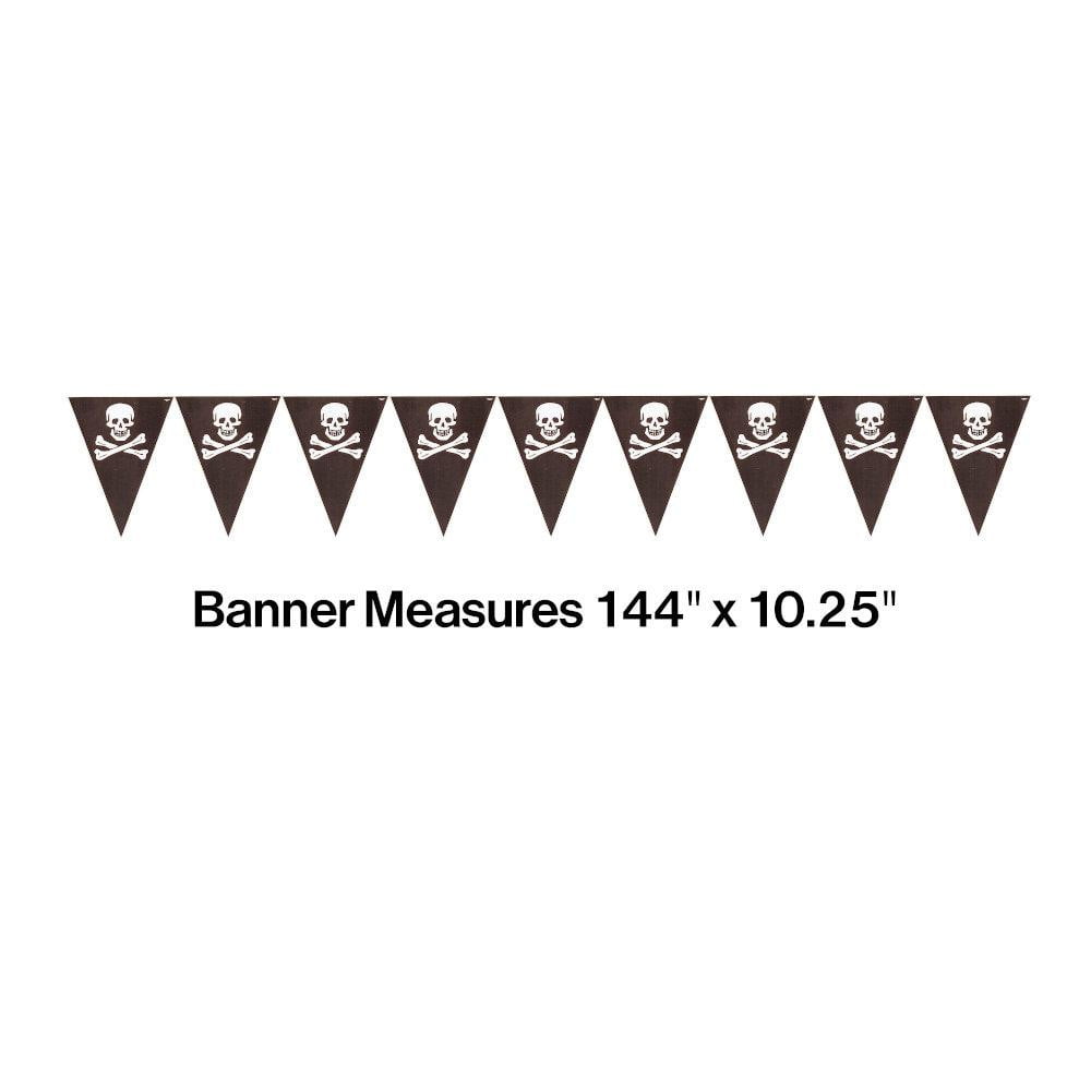 Treasure Island Pirate Pennant Banner