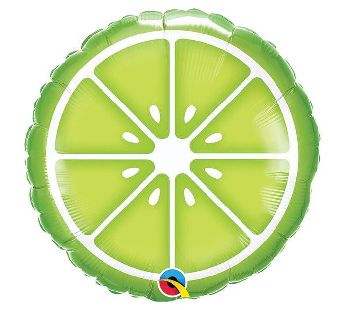 Sliced Lime Balloon 18″