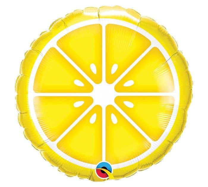 Sliced Lemon Foil Balloon 18″