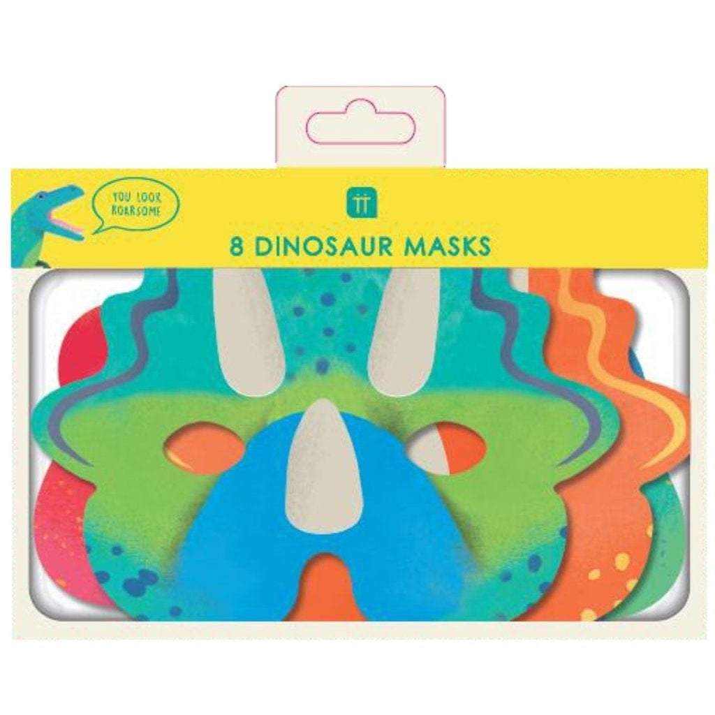 Dinosaur Party Masks 8ct