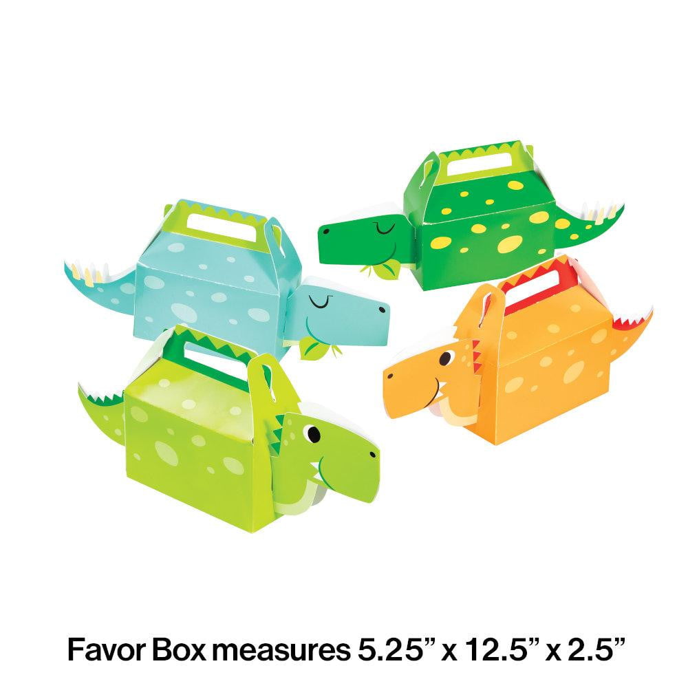 Dinosaur Favor Boxes 4ct