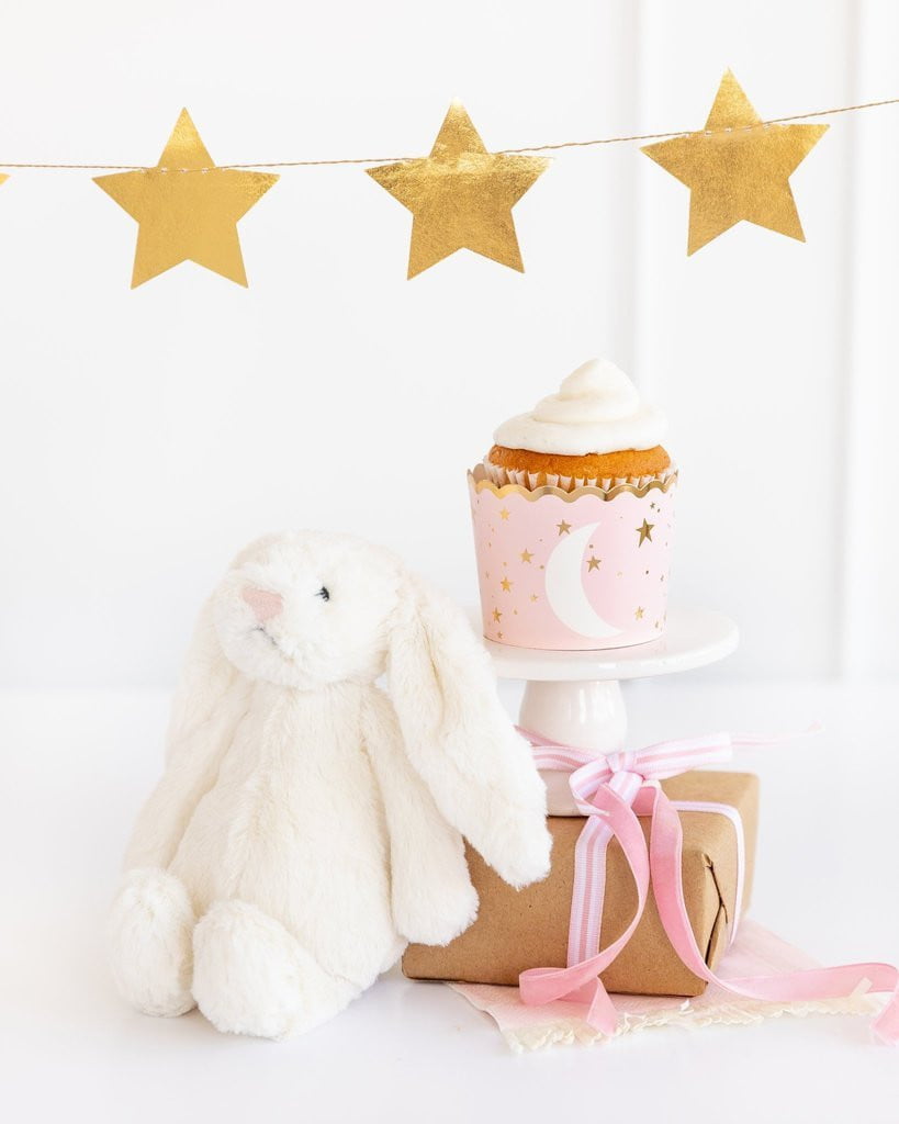 Baby Pink Moon And Star Food Cups 24ct