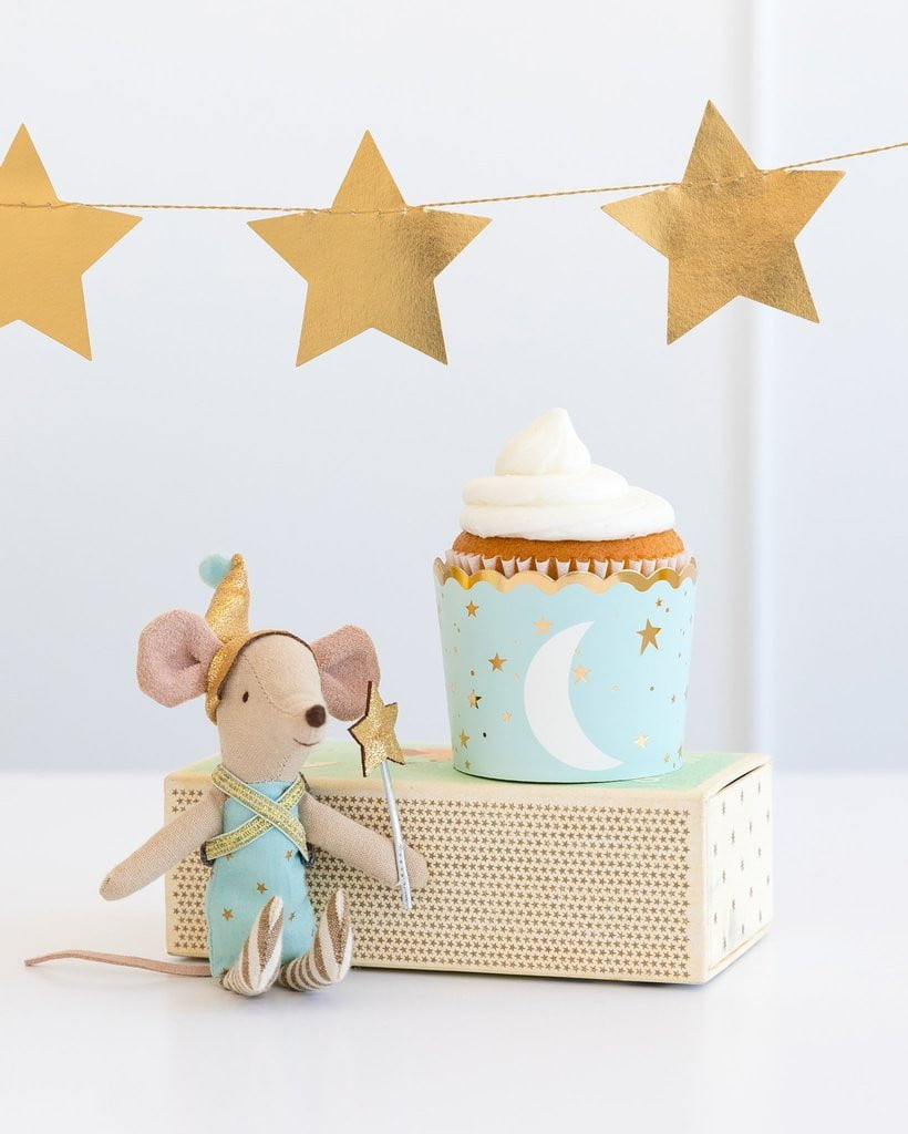 Baby Blue Moon And Star Food Cups 24ct