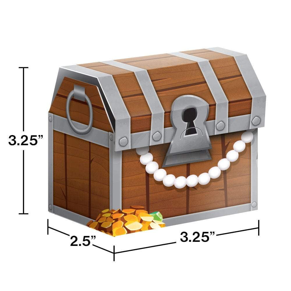 Treasure Island Pirate Chest Favor Boxes