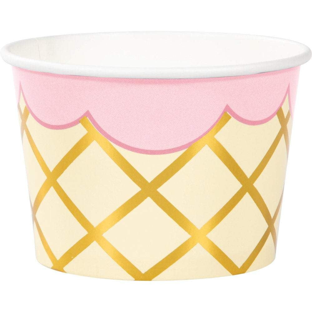 Ice Cream Cup With Spoons 8ct