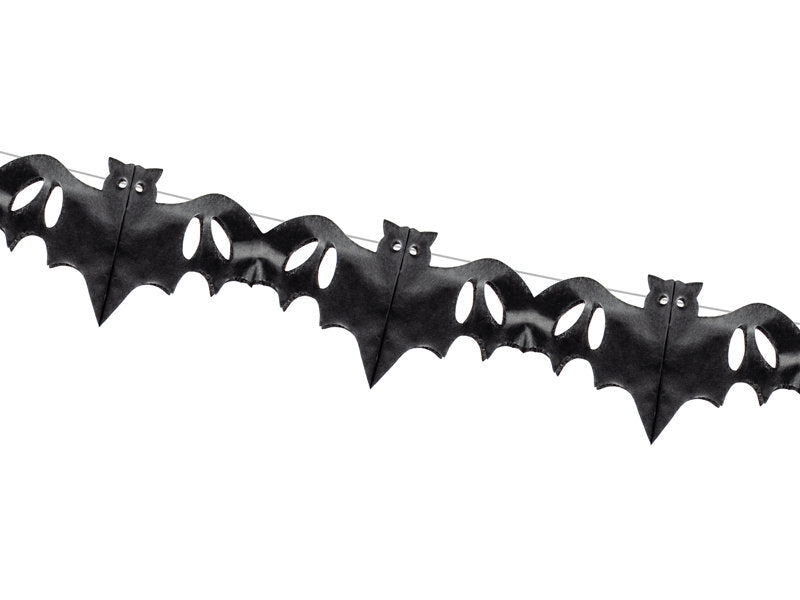 Halloween Bat Tissue Garland 13ft