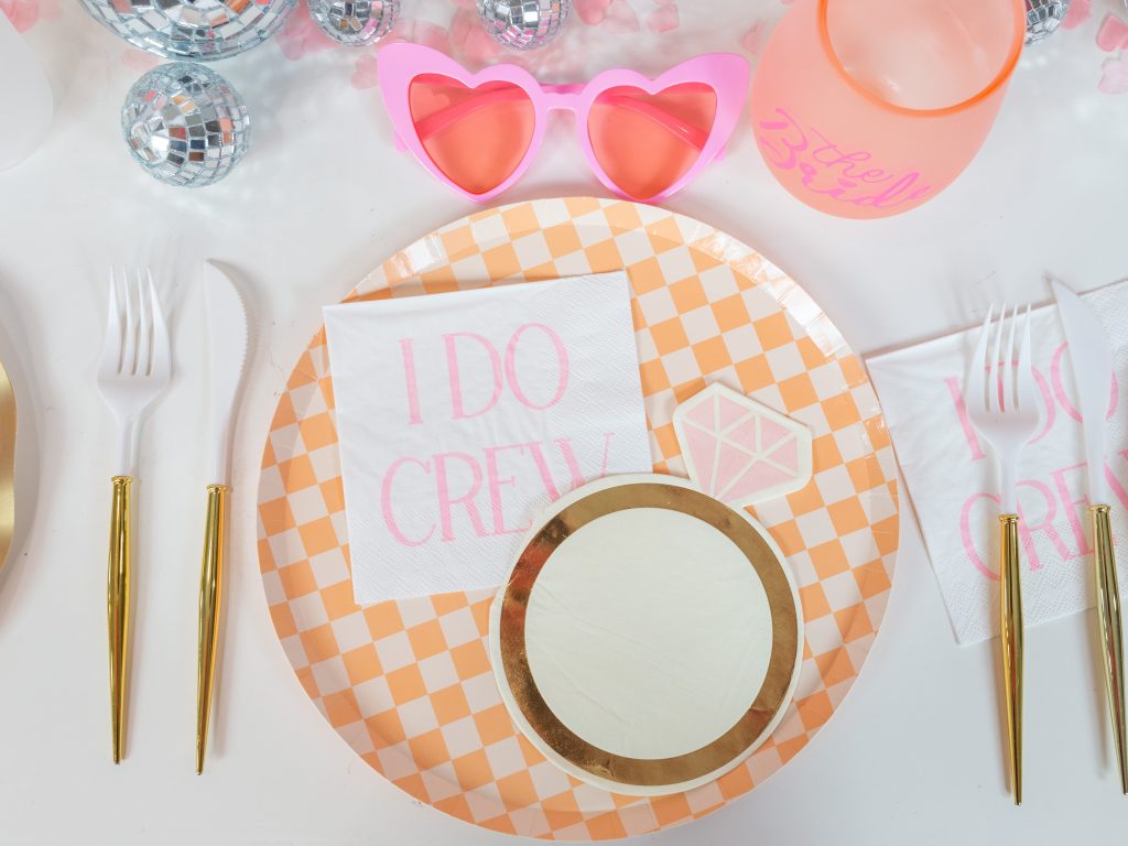 Pink I DO Crew Dessert Napkins 20ct