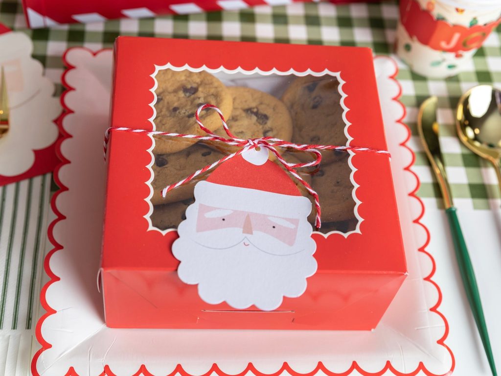 Santa Window Treat Boxes 6ct