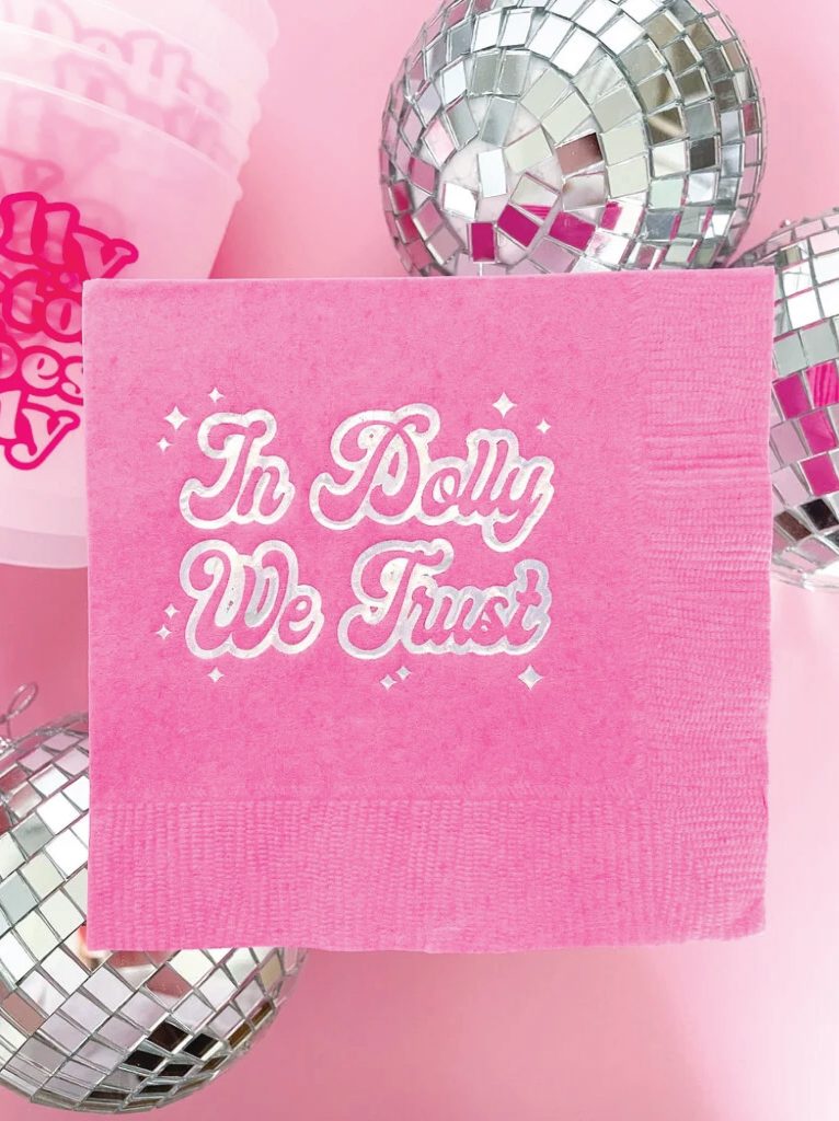 In Dolly We Trust Dessert Napkins 20ct