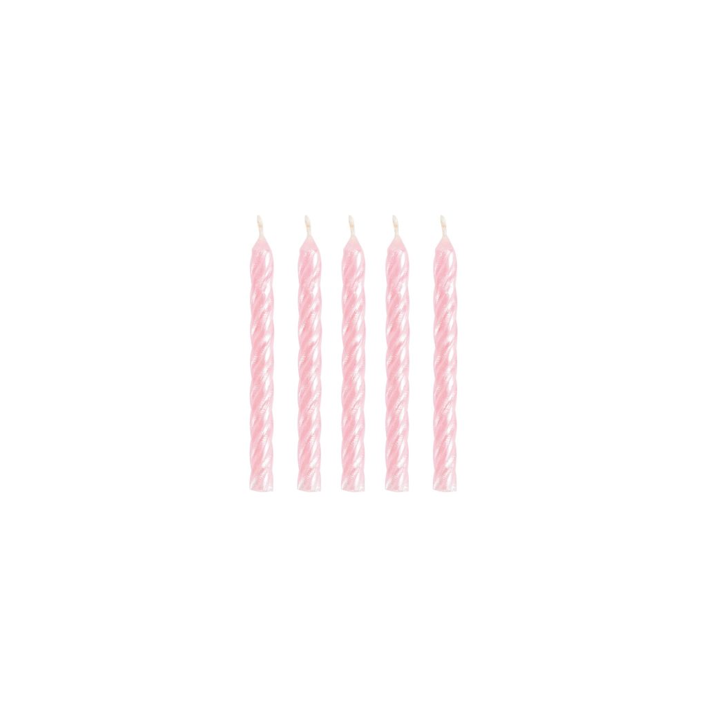 Iridescent Spiral Birthday Candles