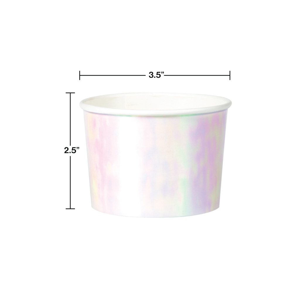 Pink Iridescent Treat Cups 6ct