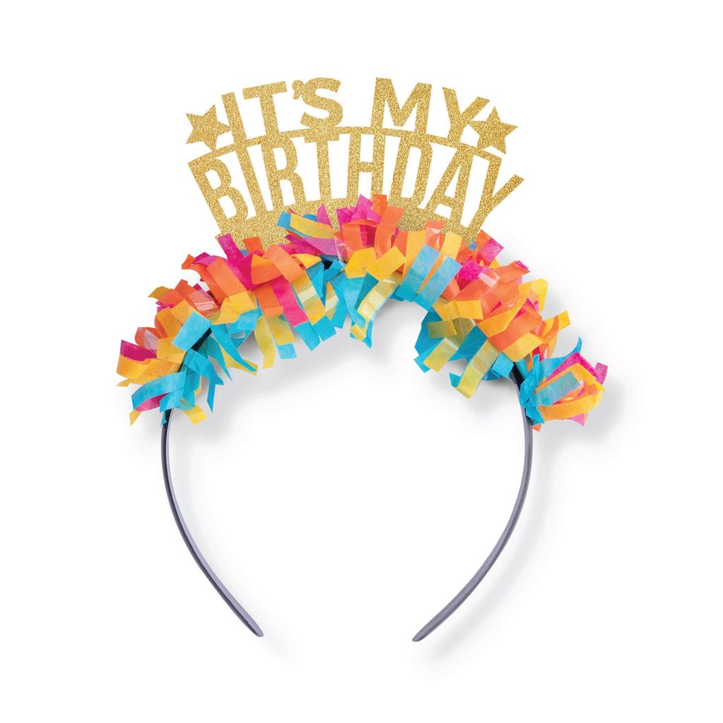 Multicolor Fringe It’s My Birthday Headband