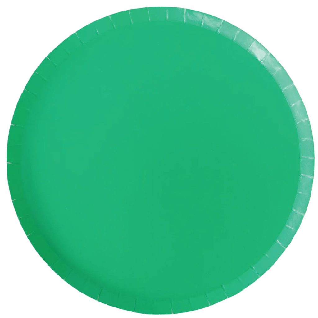 Kelly Green Dinner Plates 8ct