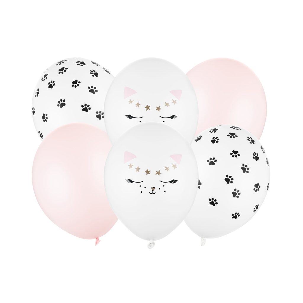 Kitty Cat Balloon Bouquet 6ct