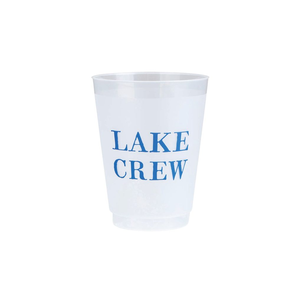 Lake Crew Frosted Plastic Cups 8ct