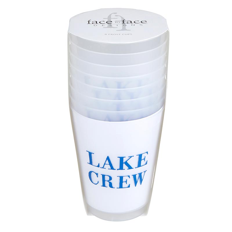 Lake Crew Frosted Plastic Cups 8ct